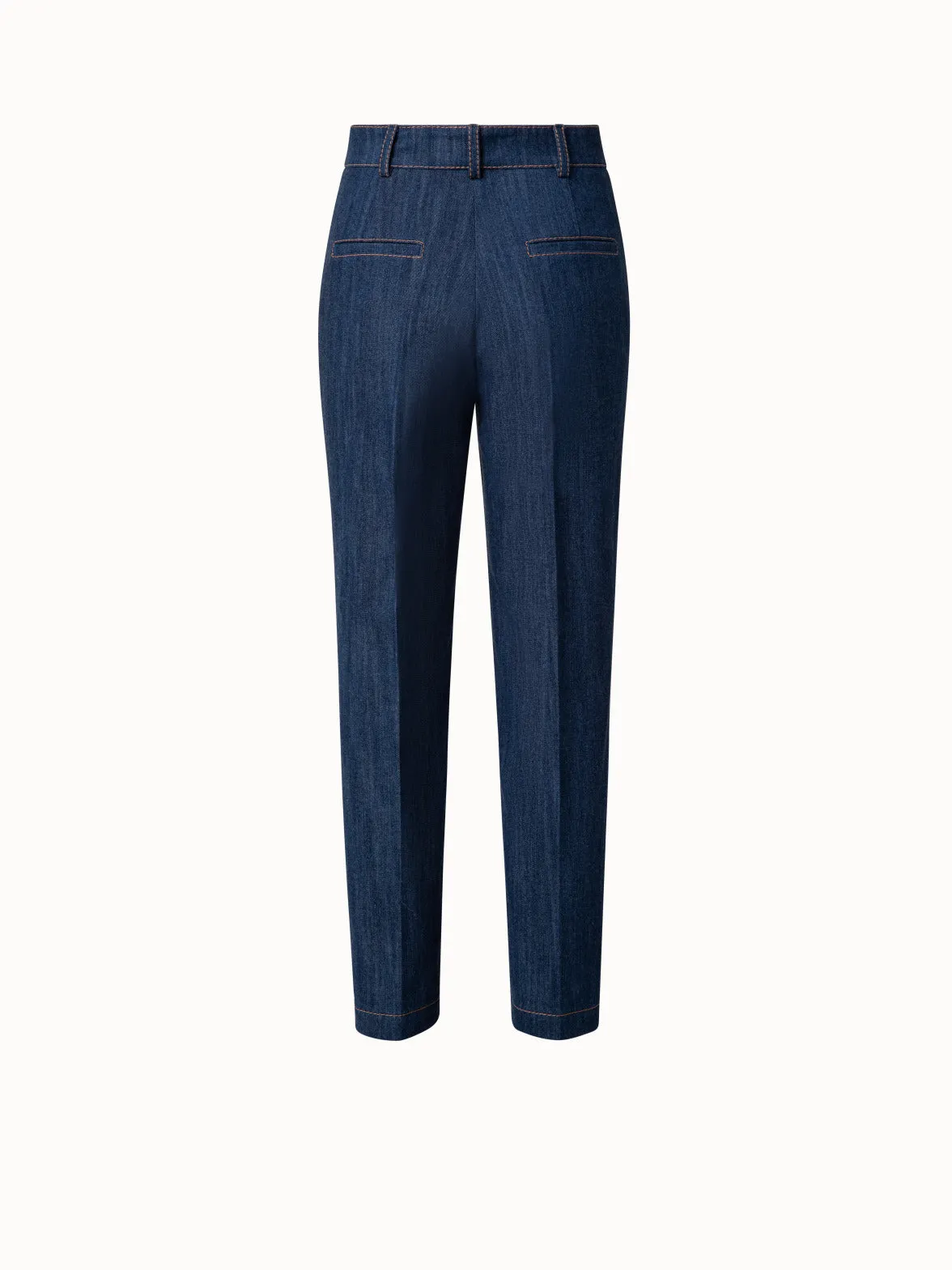 Feryn High-Waist Hose in Stretch Denim