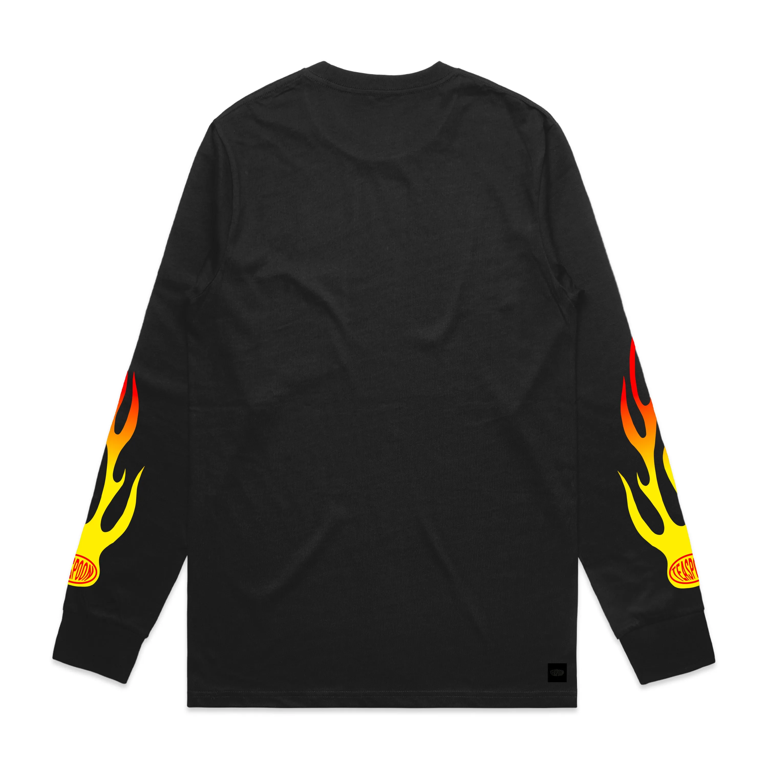 Flammes Elipse [ Unisex Longsleeves ] Black