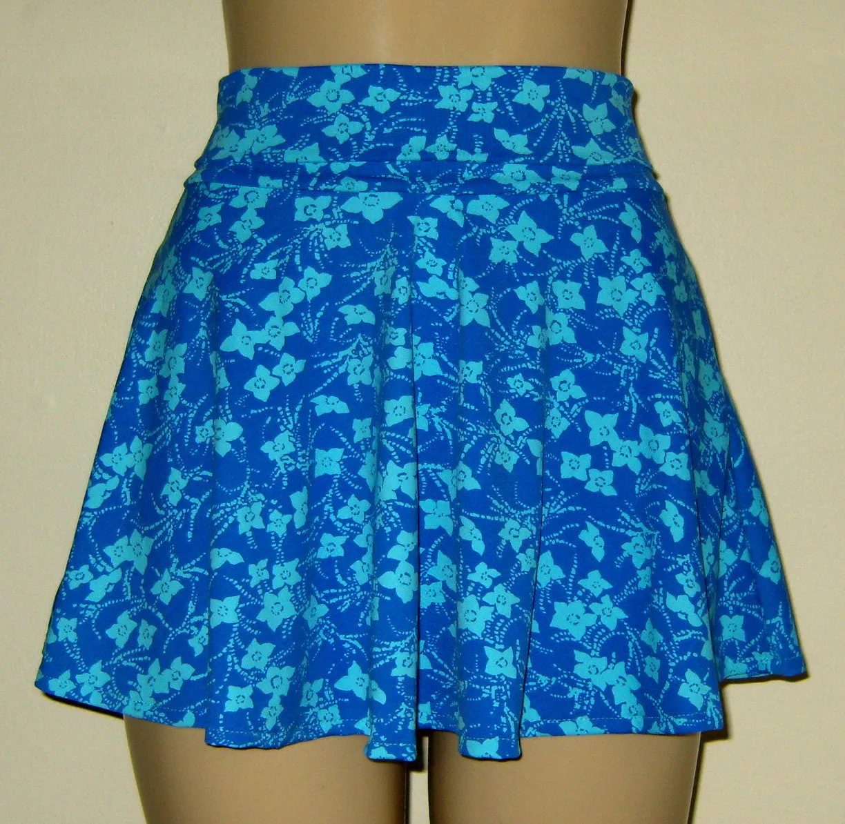 Flared Skirt High Waist Swim Bottoms