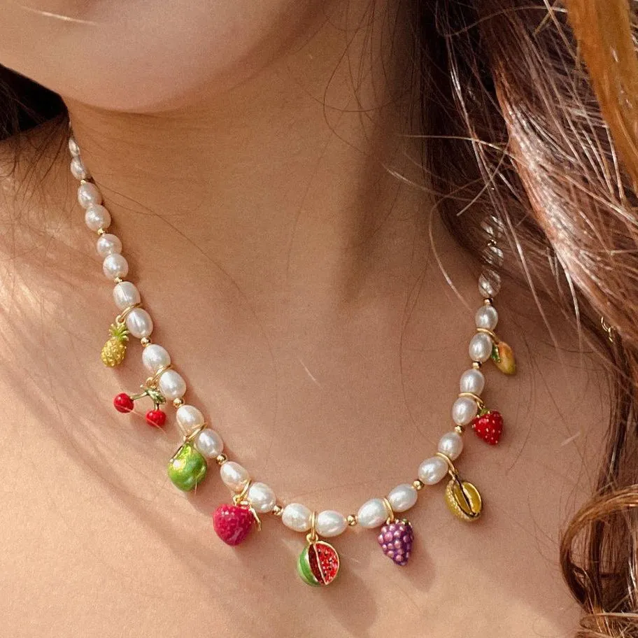 Fruit Pearl Necklace