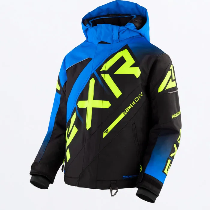 FXR Youth CX Jacket Blue Fade/Black/Hi-Vis