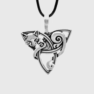 Fylgja Fox Triquetra Necklace