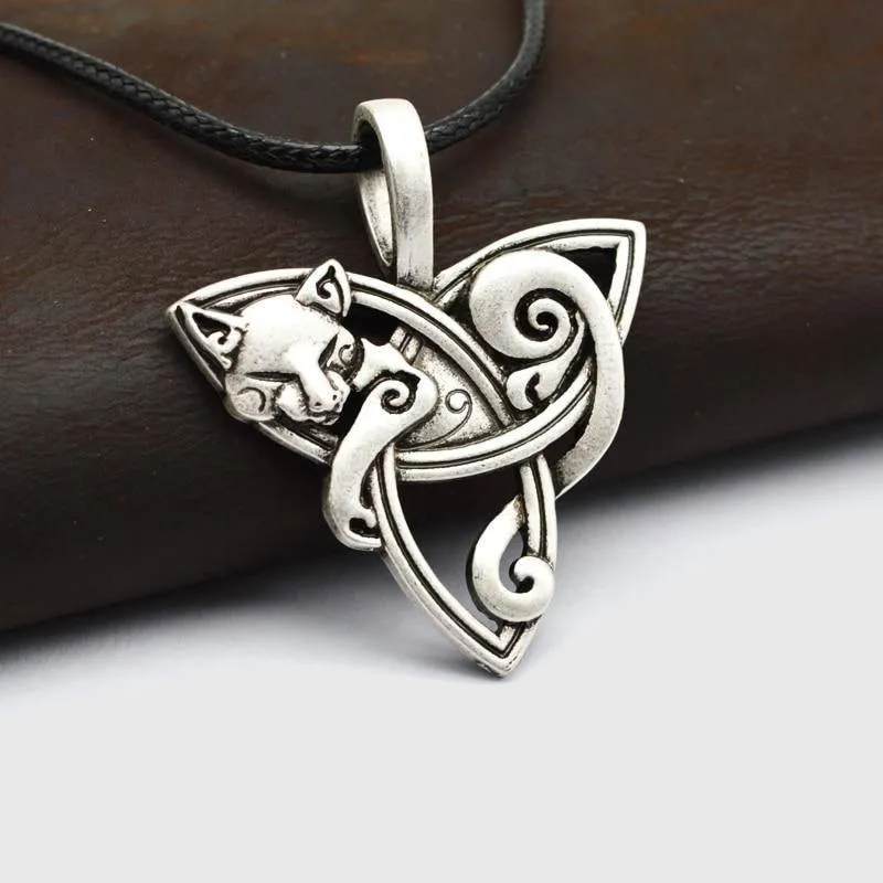 Fylgja Fox Triquetra Necklace