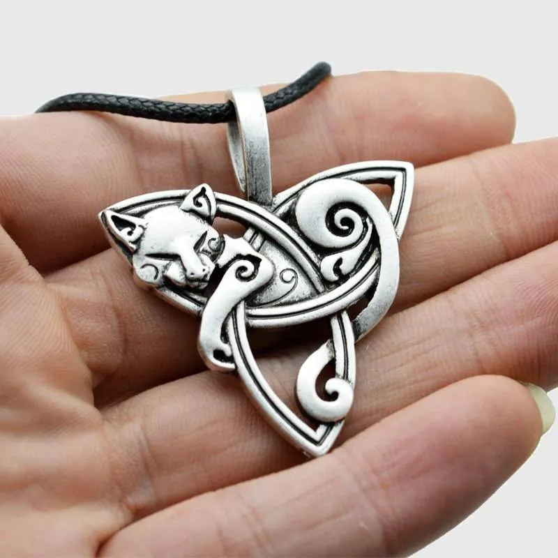 Fylgja Fox Triquetra Necklace