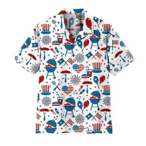 Gearhuman 3D 4th Of July Hawaii Shirt