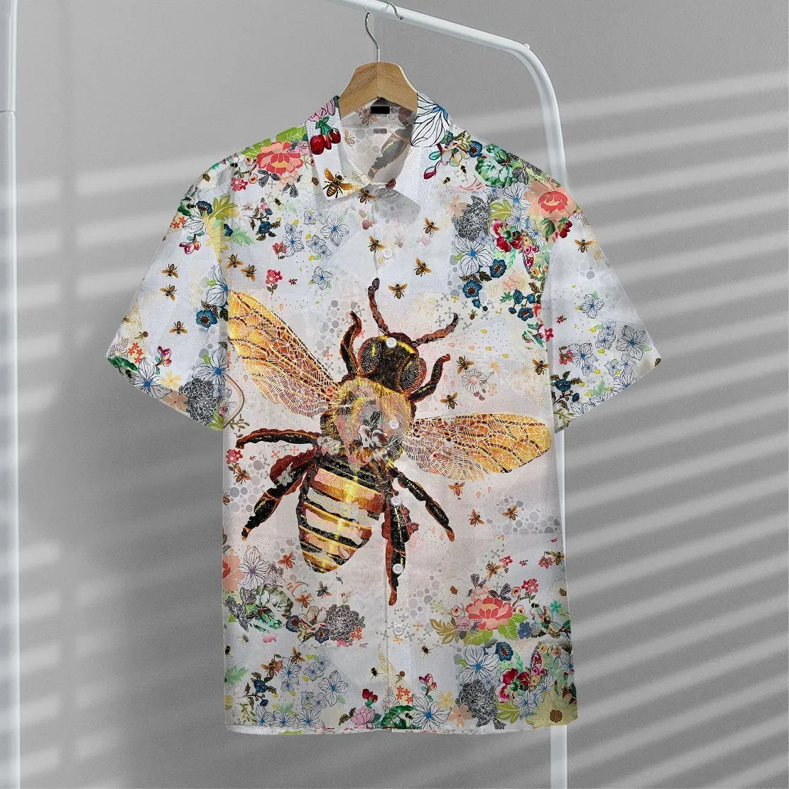 Gearhuman 3D Bee Hawaii Shirt