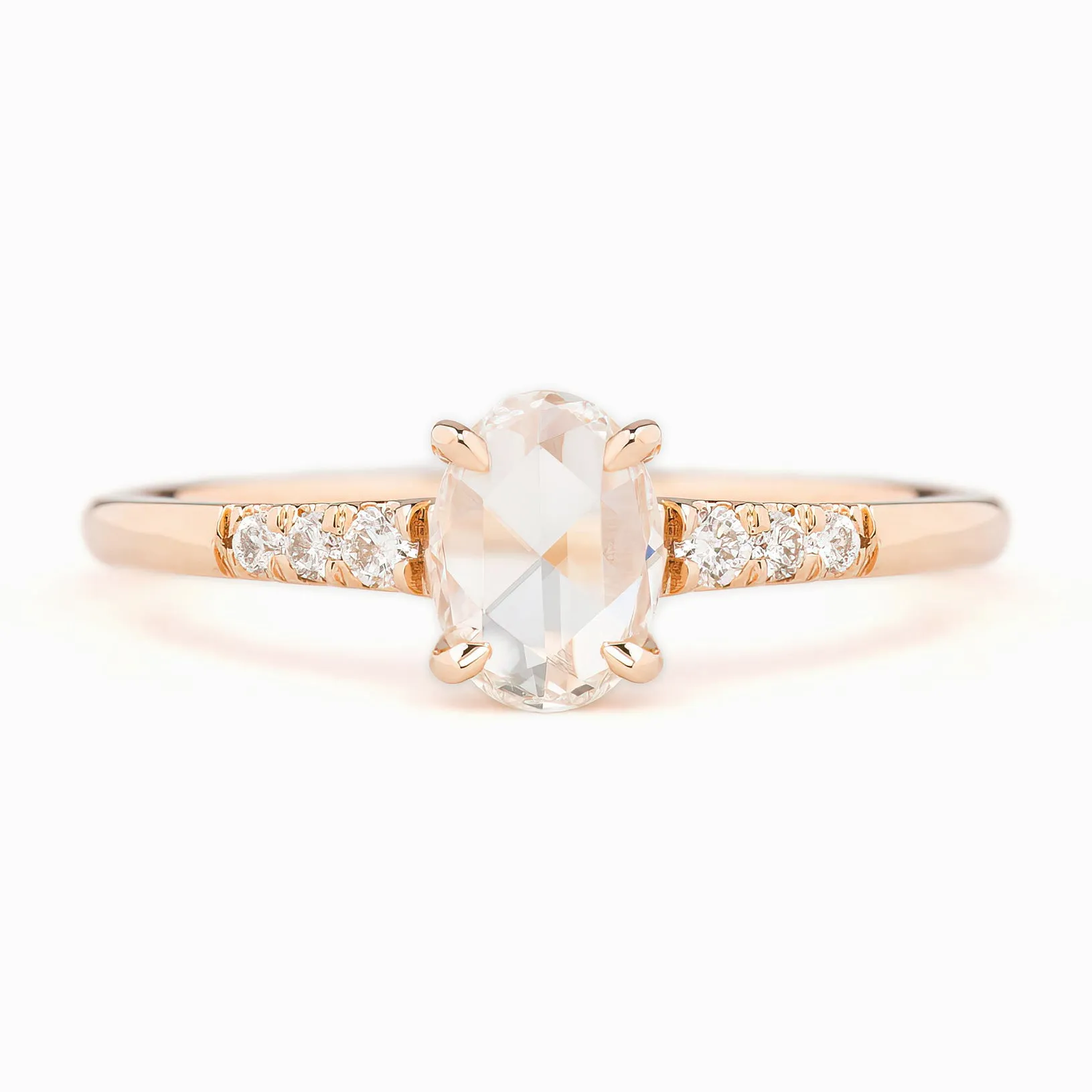 Gianna Ring Oval Rose Cut Diamond