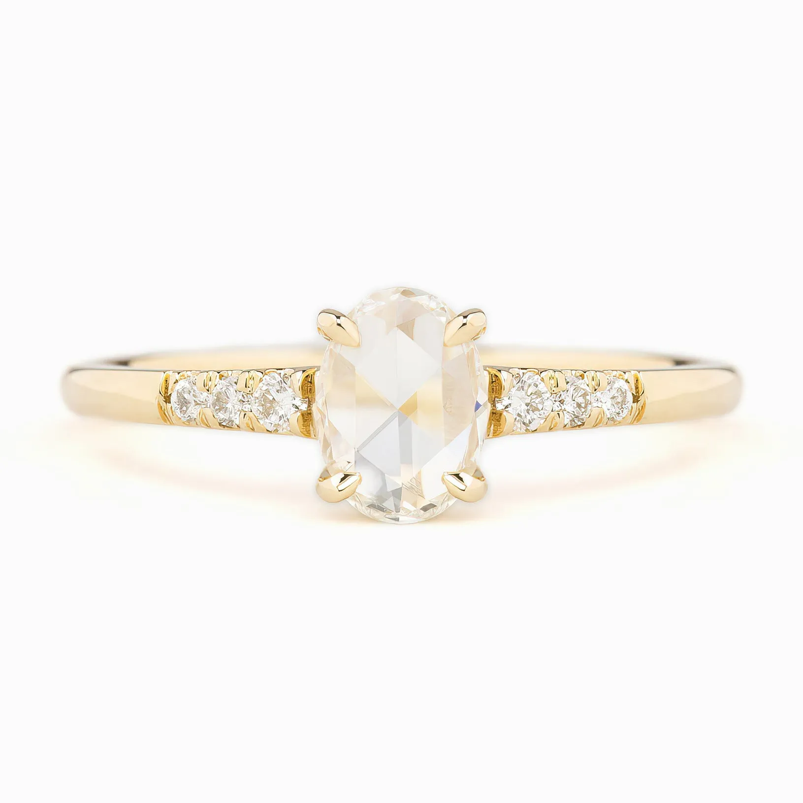 Gianna Ring Oval Rose Cut Diamond