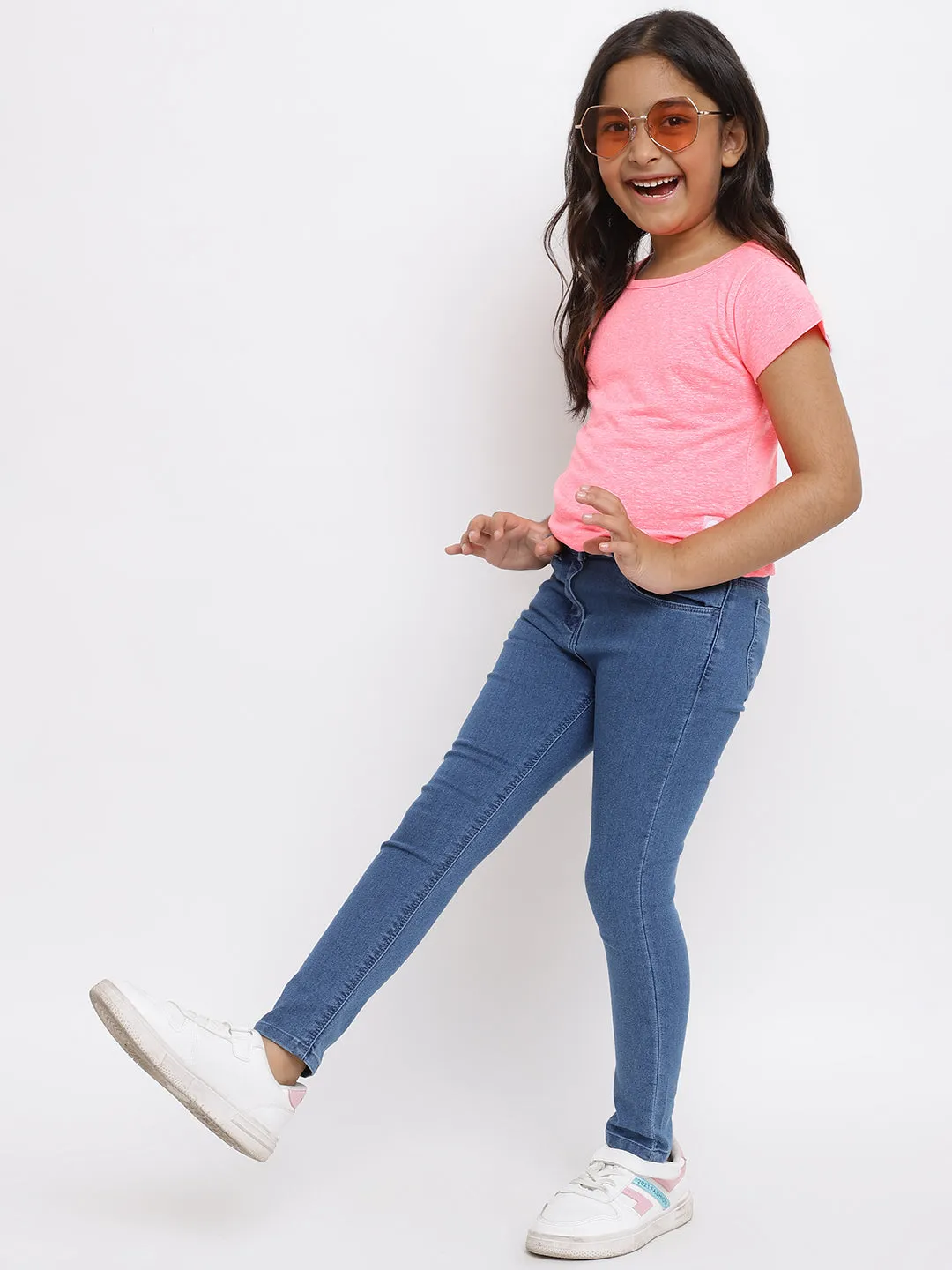 Girls Slim Fit Denim Jeans