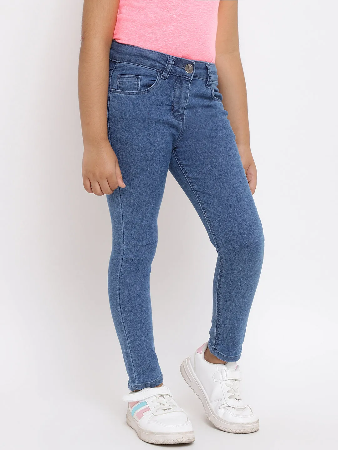 Girls Slim Fit Denim Jeans