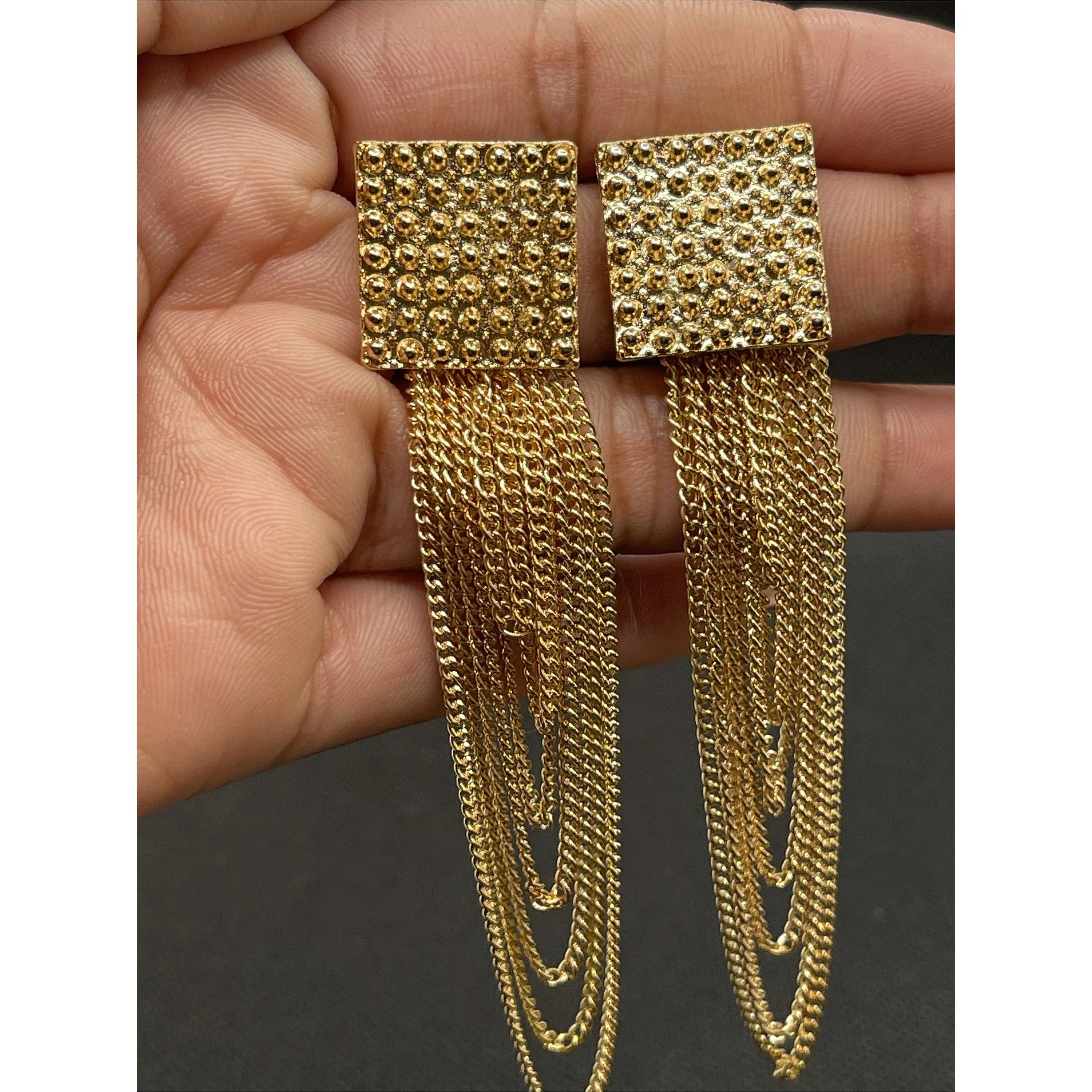 Gold Chain Earrings