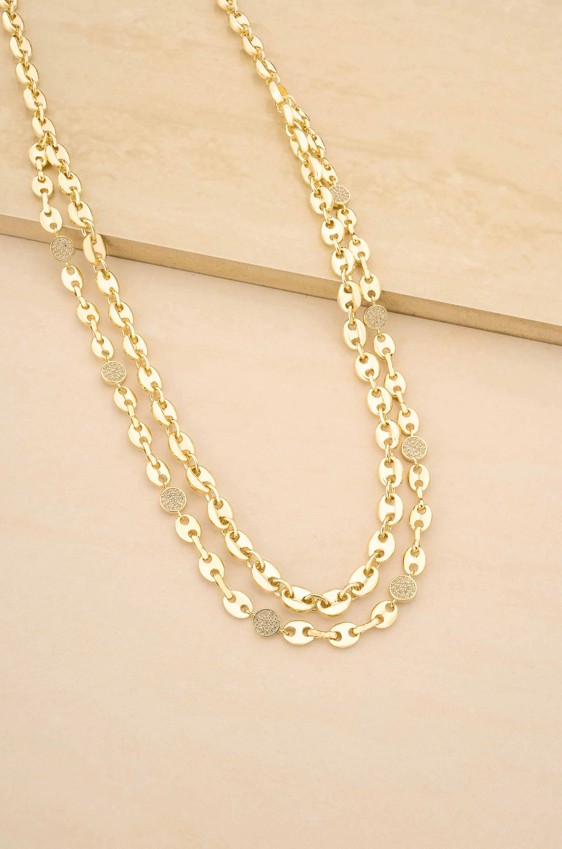 Golden Sun Sparkle Body Chain