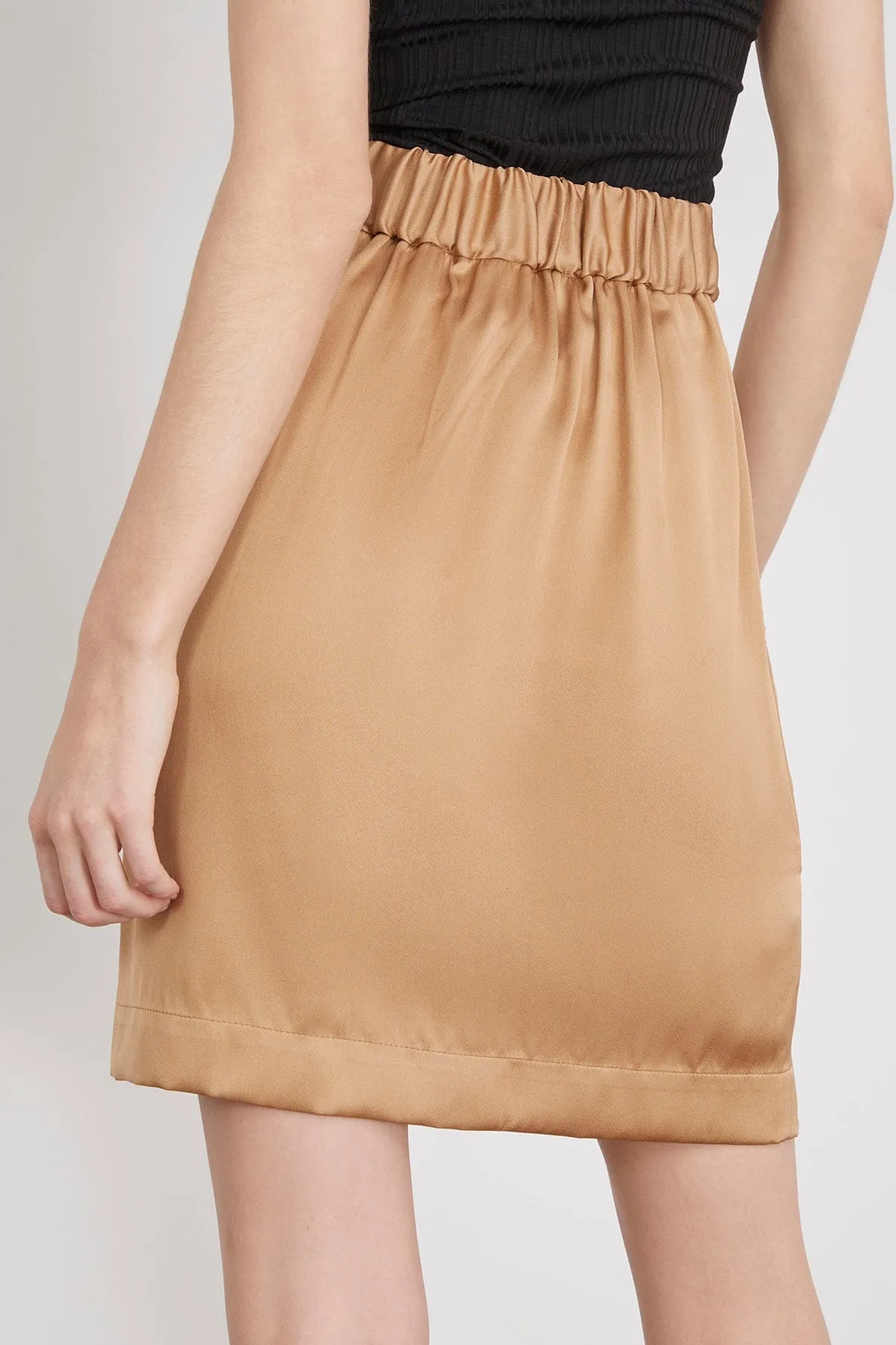 Gonne Adriana Skirt in Gold Camel