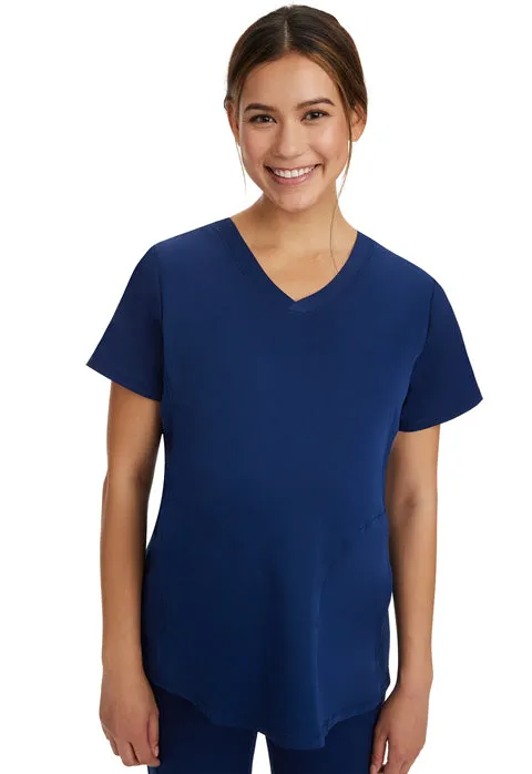 HH Works by Healing Hands Women's Mila Maternity Solid Scrub Top 2510