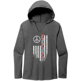 Hippie Flag Women’s Perfect Tri Long Sleeve Hoodie