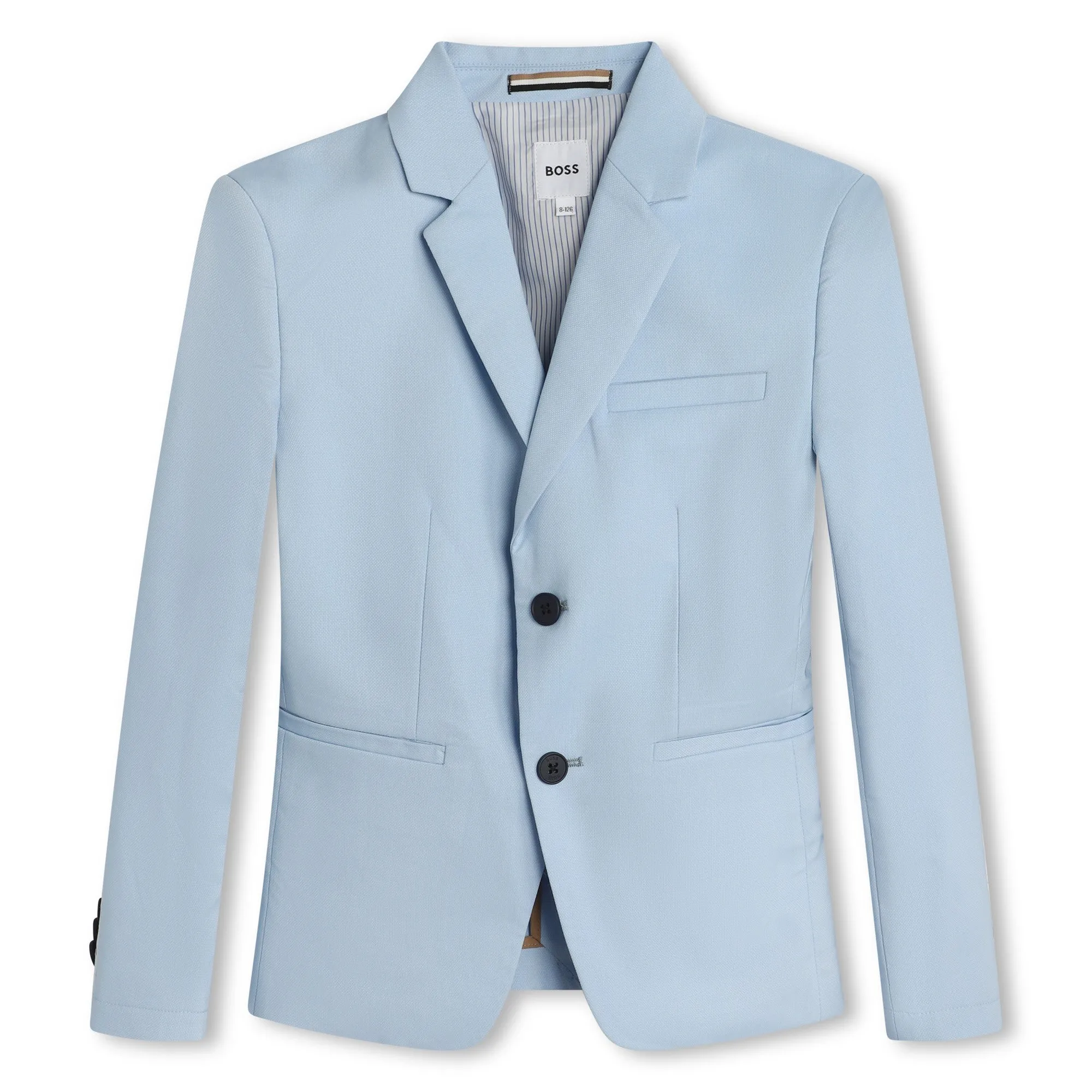 Hugo Boss Boys Pale Blue Slim Suit_ J50737/J50679-783