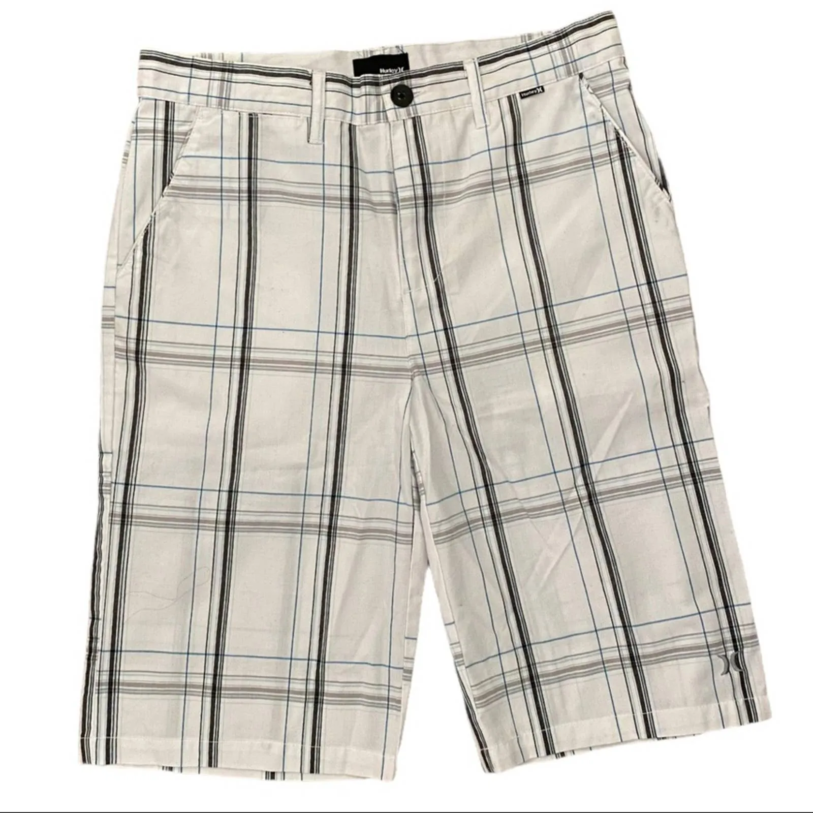 Hurley Boys Striped Shorts Size 16 30” Waist