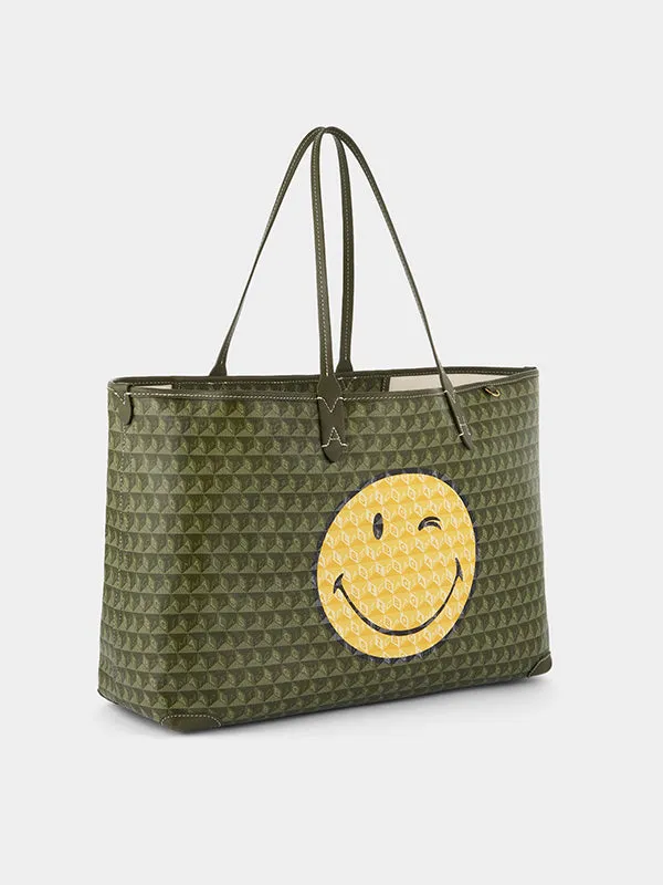 I am a Plastic Bag Tote Wink in Fern