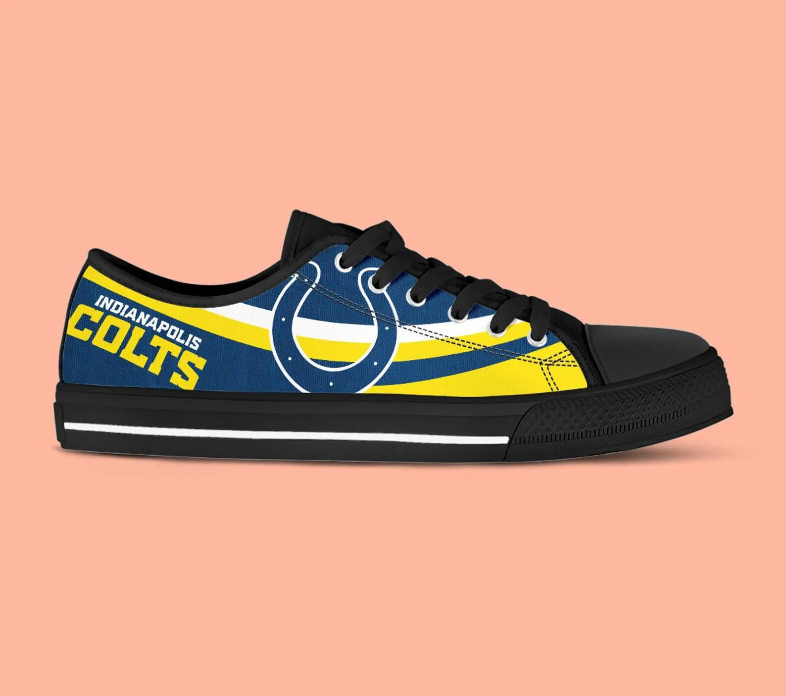 Indianapolis Colts Custom Lowtop, Football Custom Shoes, Sport Lowtop, Canvas Shoes, Canvas Lowtop, Unisex Shoes, Music Shoes, Gift Birthday