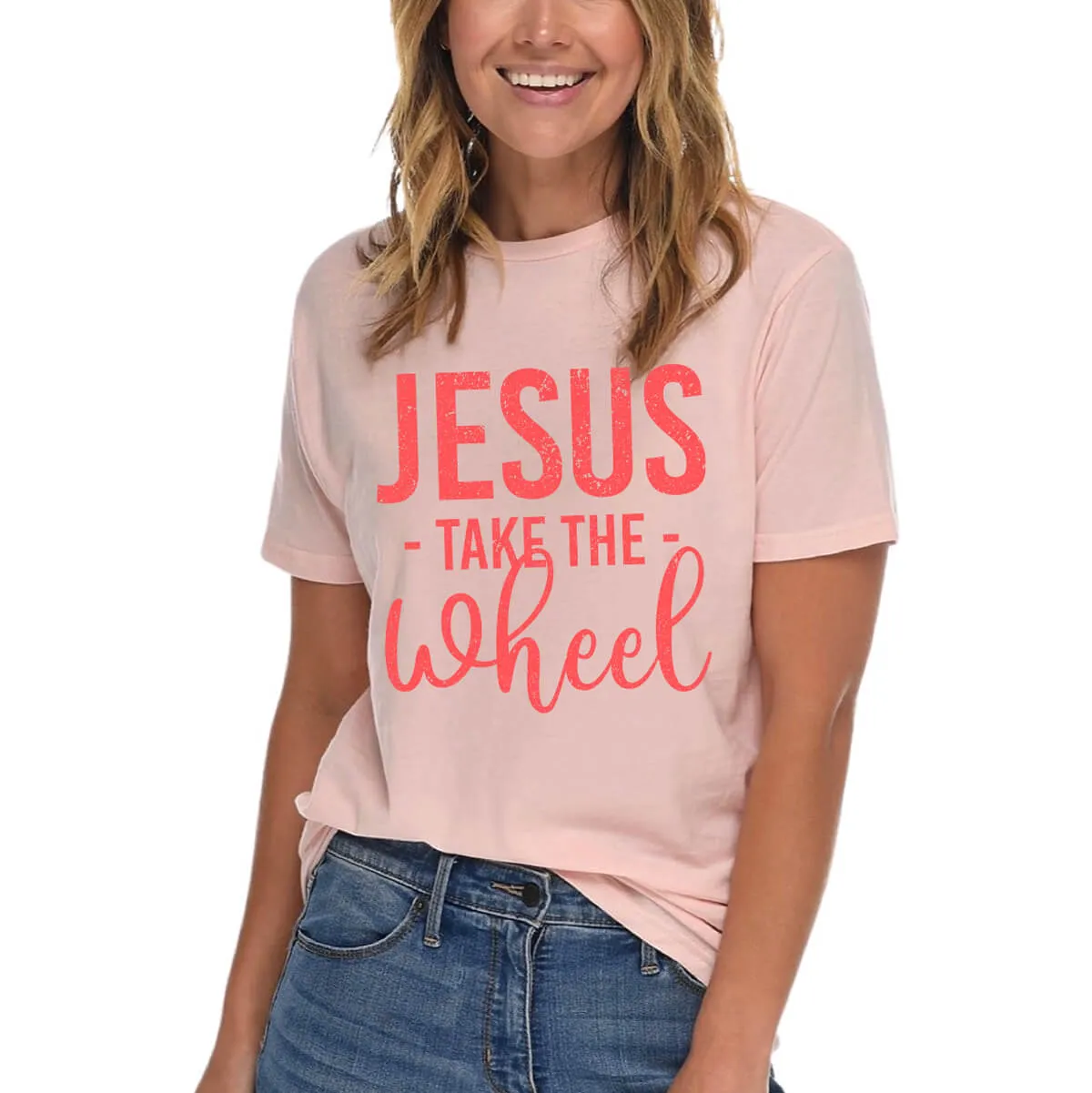 Jesus Take The Wheel T-Shirt