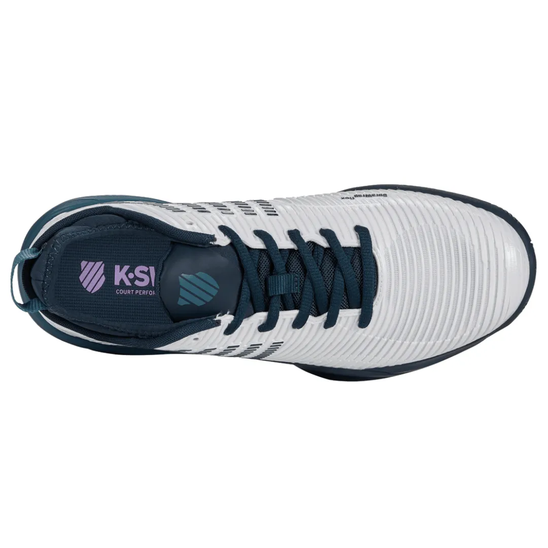 K Swiss Mens Hypercourt Supreme Tennis Shoes - White/Pond/Colonial Blue