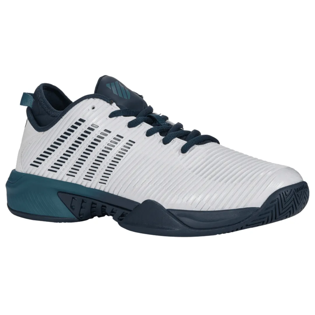 K Swiss Mens Hypercourt Supreme Tennis Shoes - White/Pond/Colonial Blue