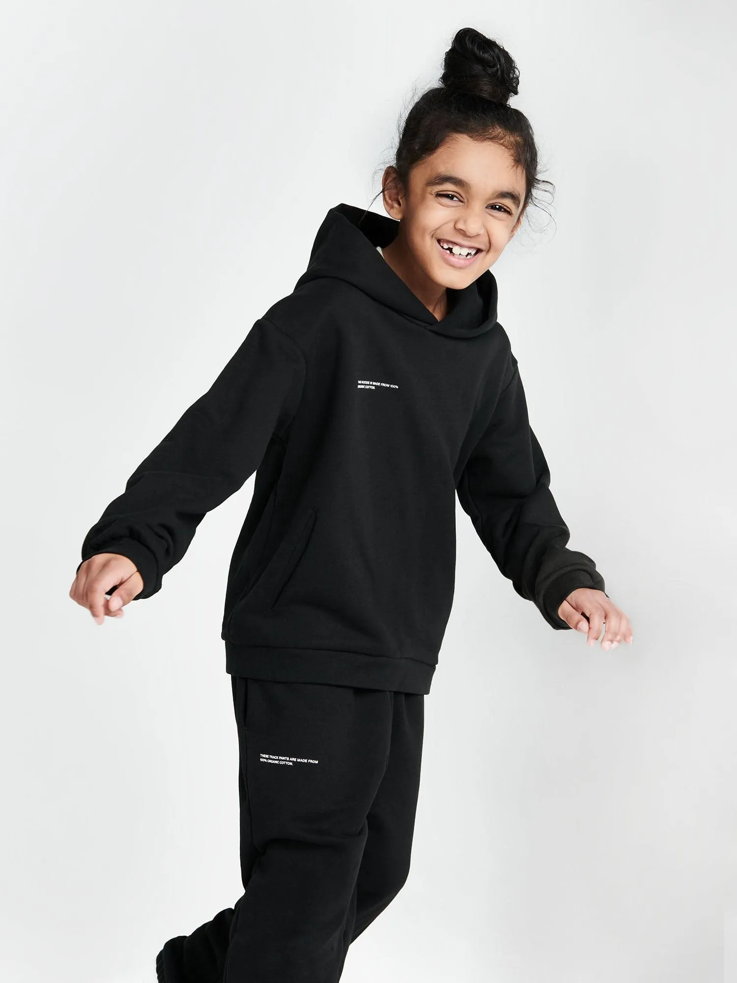 Kids' 365 Midweight Hoodie—black