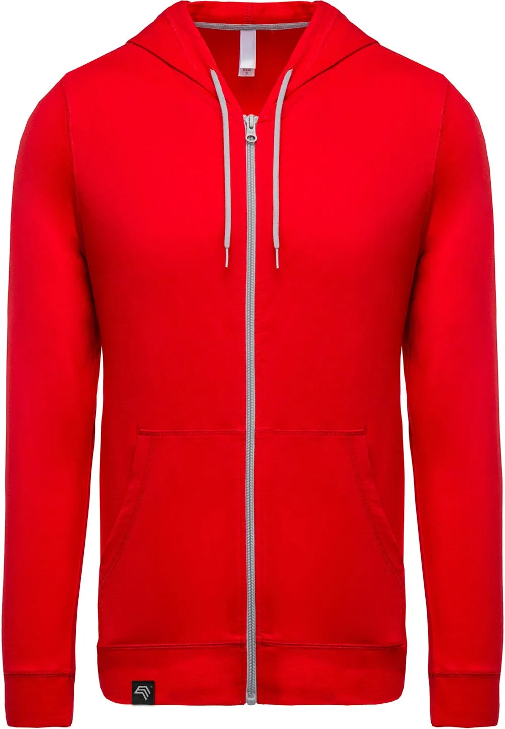 KRB K438 ― Lightweight Contrast Sweat Jacket - Rot