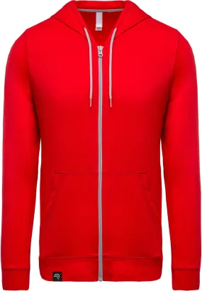 KRB K438 ― Lightweight Contrast Sweat Jacket - Rot