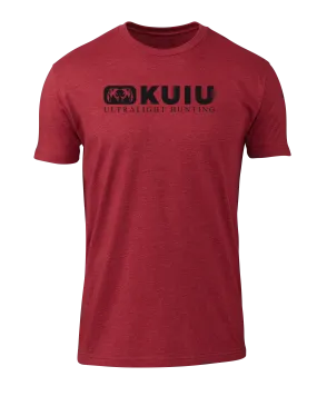 KUIU Block Logo T-Shirt | Cardinal