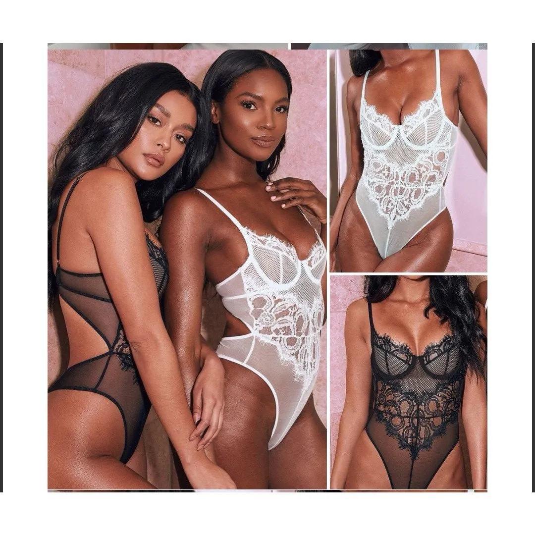 Lace Lingerie In Wear