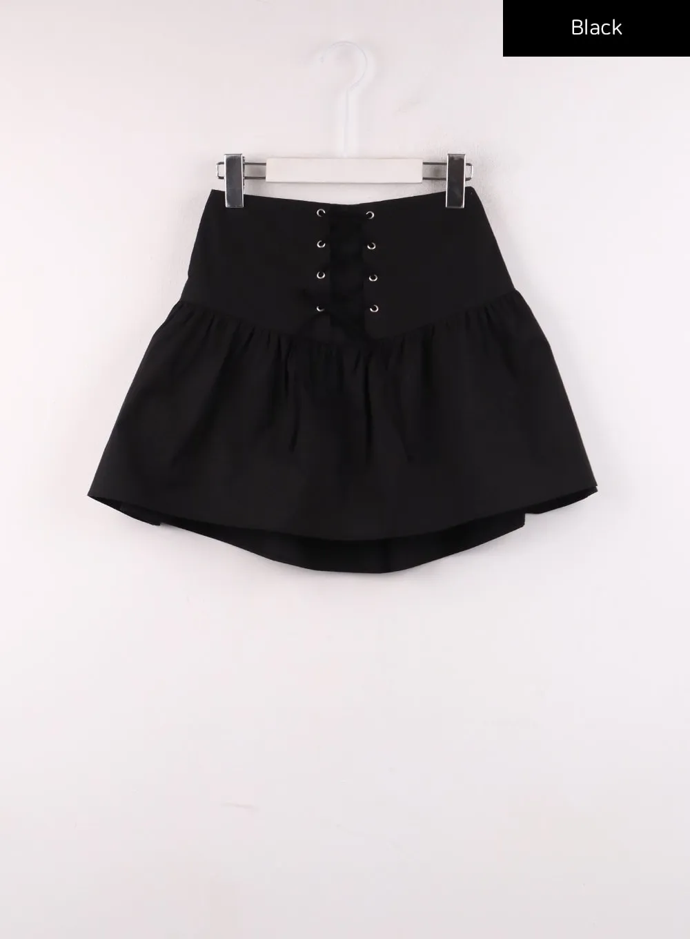 Lace-Up Mini Skirt IJ430