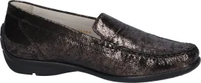 Ladies Waldlaufer Loafers Leather Harriet H Fit Antracite Shine 431000 157 011 sale