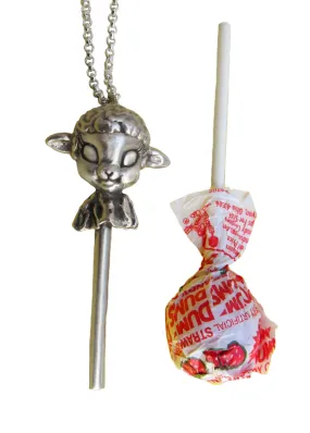 Lamb Lollipop Necklace