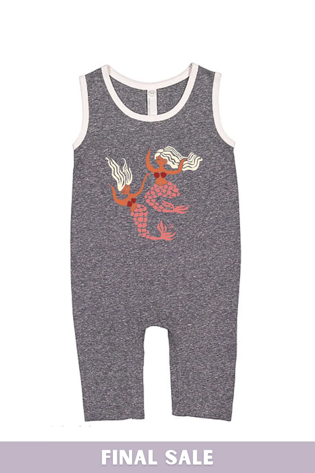 Latched Mama Unisex Infant Mermaids Romper - Final Sale