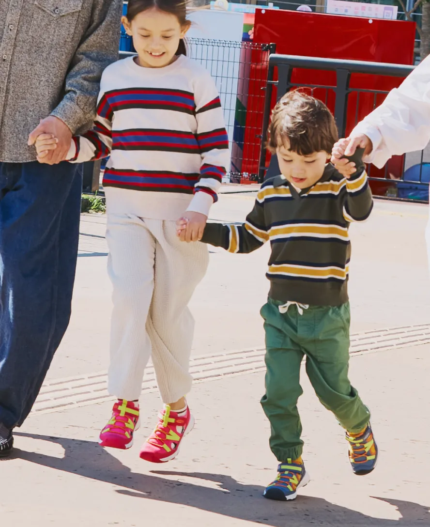 Little Kids' Motozoa Sandal  |  Vintage Indigo/Scarlet Ibis