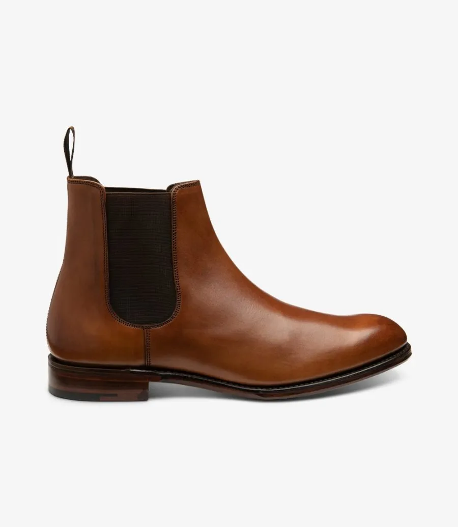 LOAKE - Coppergate Chelsea boot - Chestnut Brown