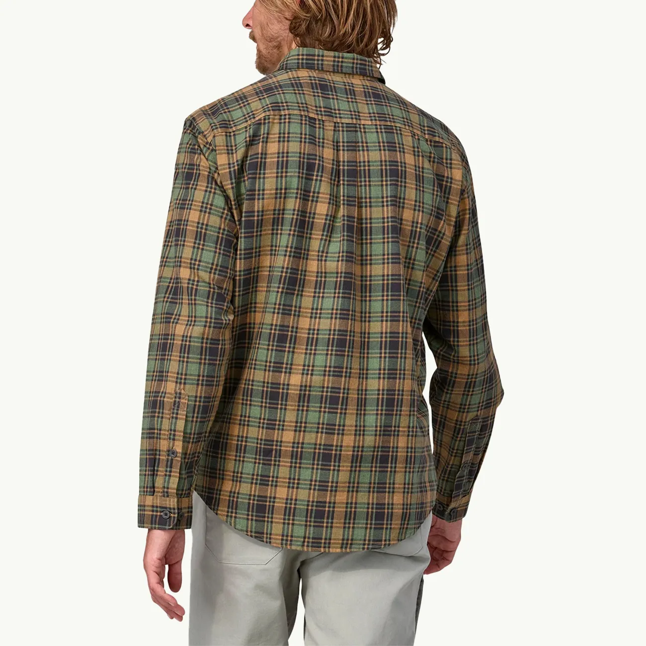 L/S Pima Cotton Shirt Campfire - Hemlock Green