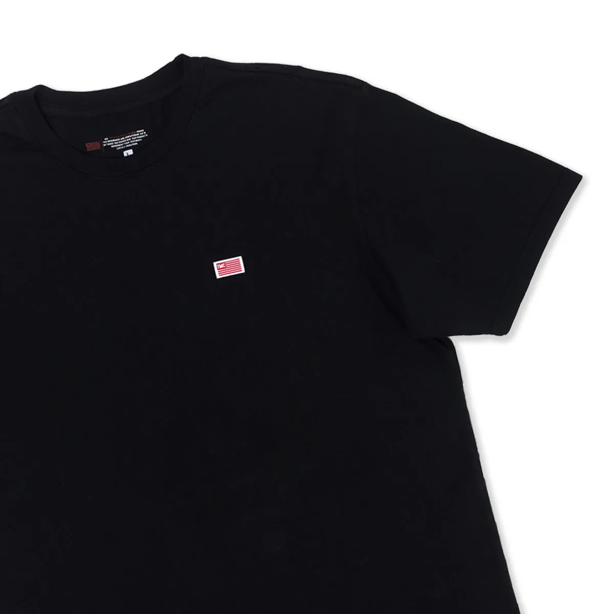 Marathon Flag T-Shirt (1 inch) - Black