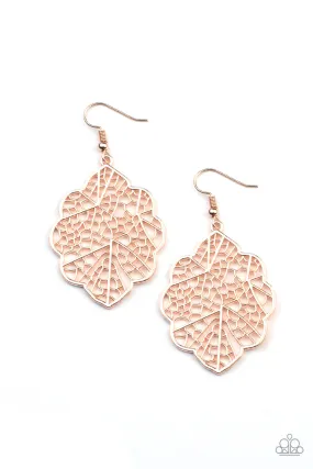 Meadow Mosaic - Rose Gold Earring