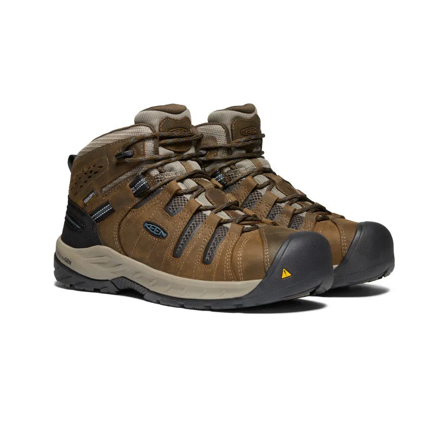 Men's Flint II Waterproof Boot (Steel Toe)  |  Cascade Brown/Orion Blue