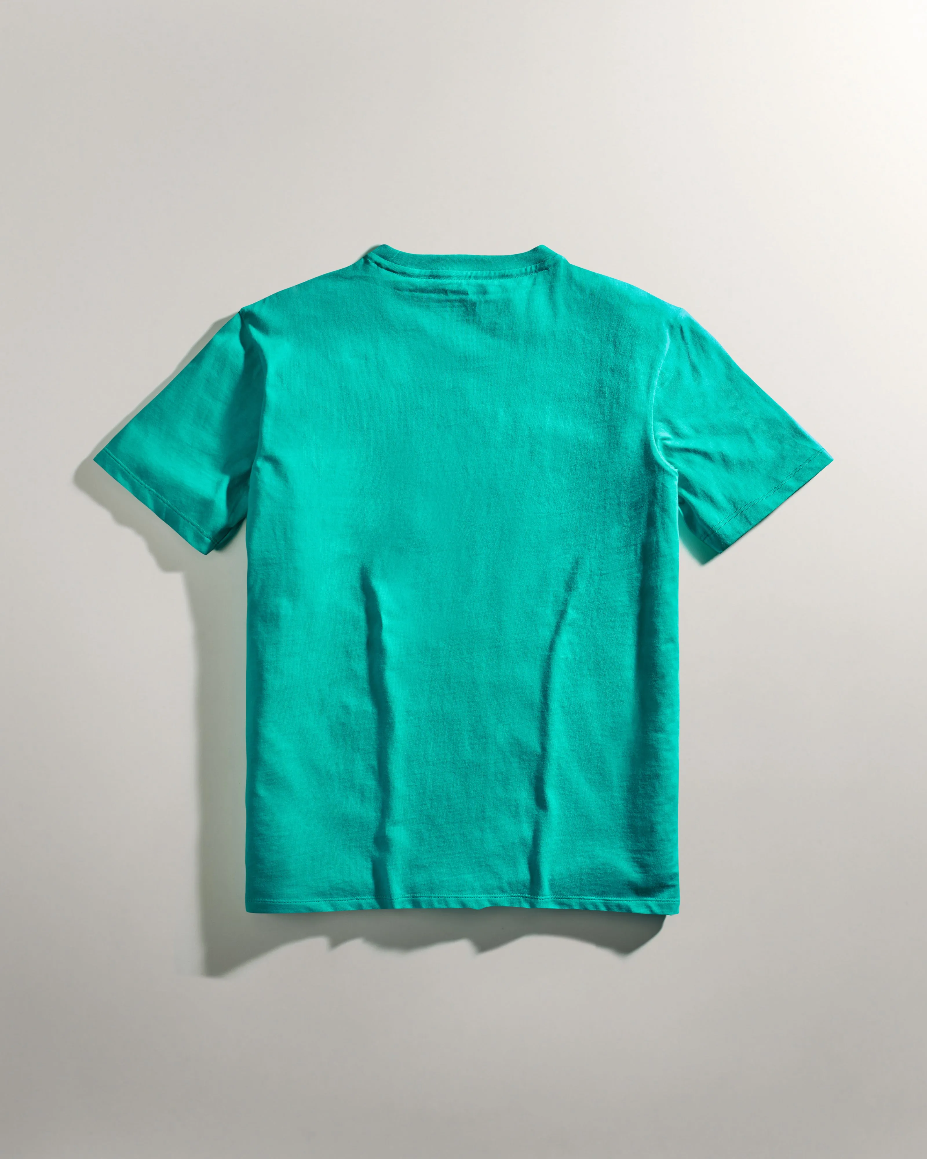 Mens Large Logo Tee Real Teal