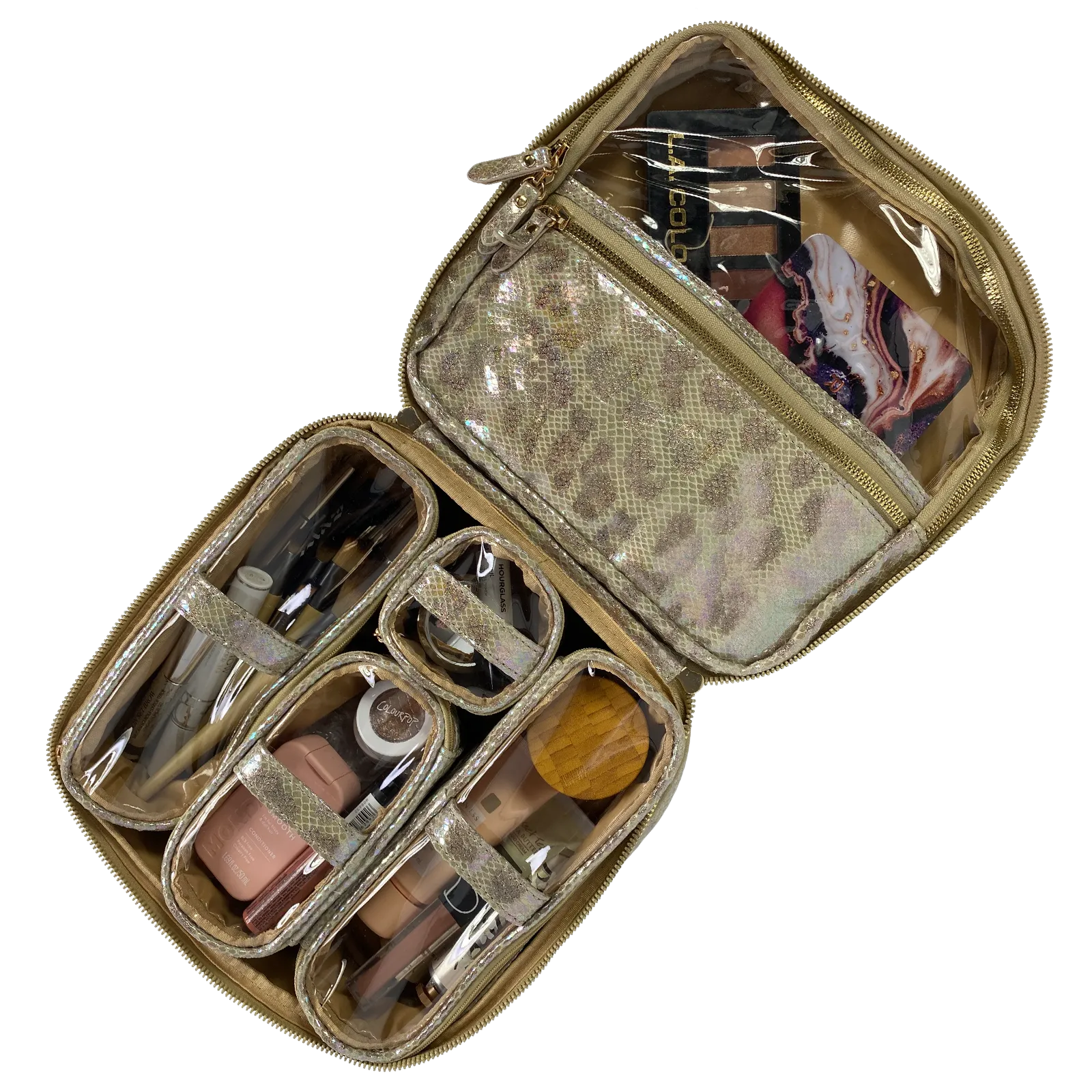 Mini Diva Makeup Case - Glimmer Leopard