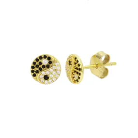 Mini Yin Yang Studs