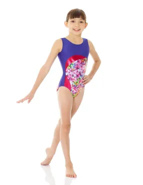 Mondor 17881 Child 4-6 Printed Gym Leotard