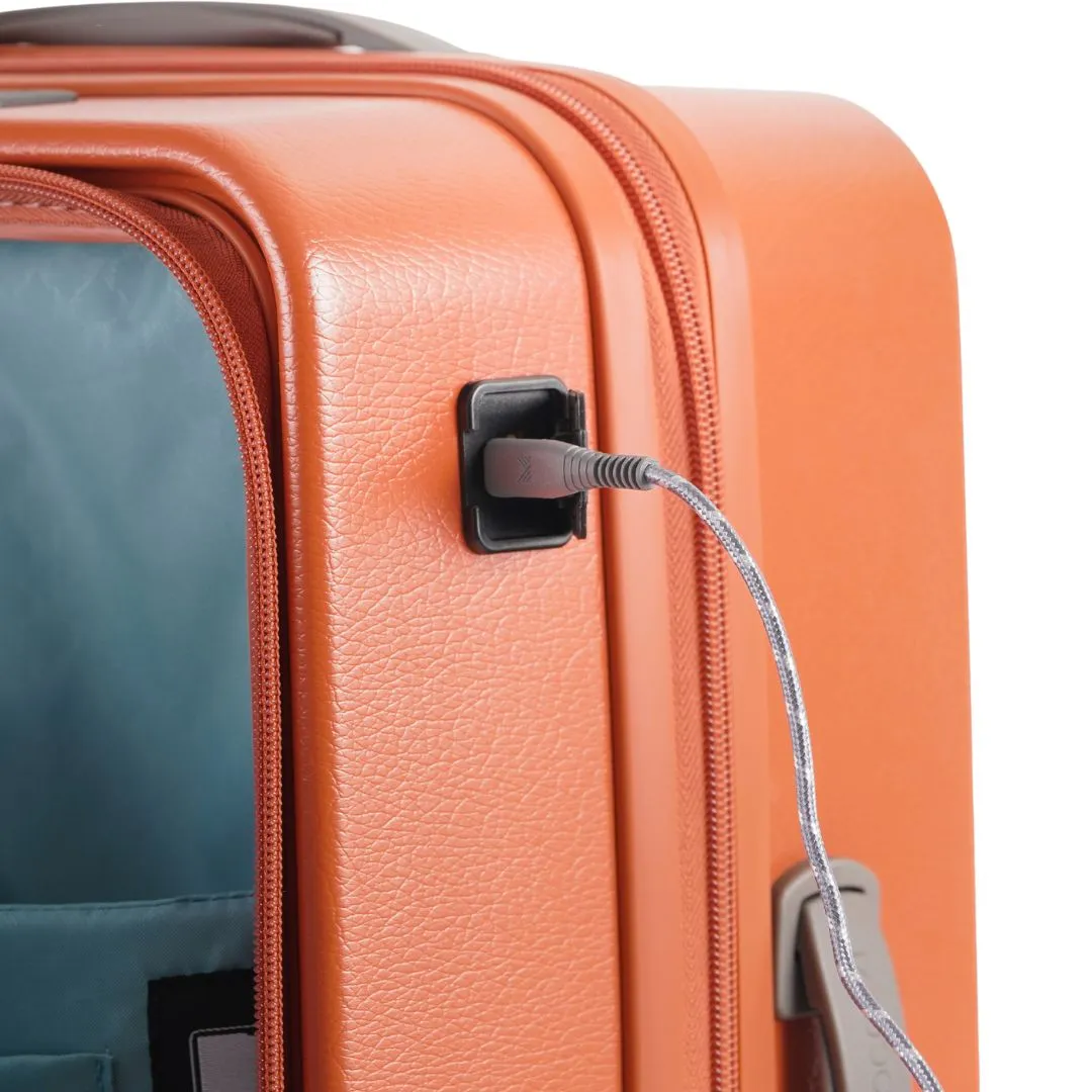 MONOCOZZI URBANITE|34L/72L/118L Expandable 4 wheels TSA Lock Top Flip Suitcase - Terracotta