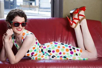 Multi Polka Dot Dress