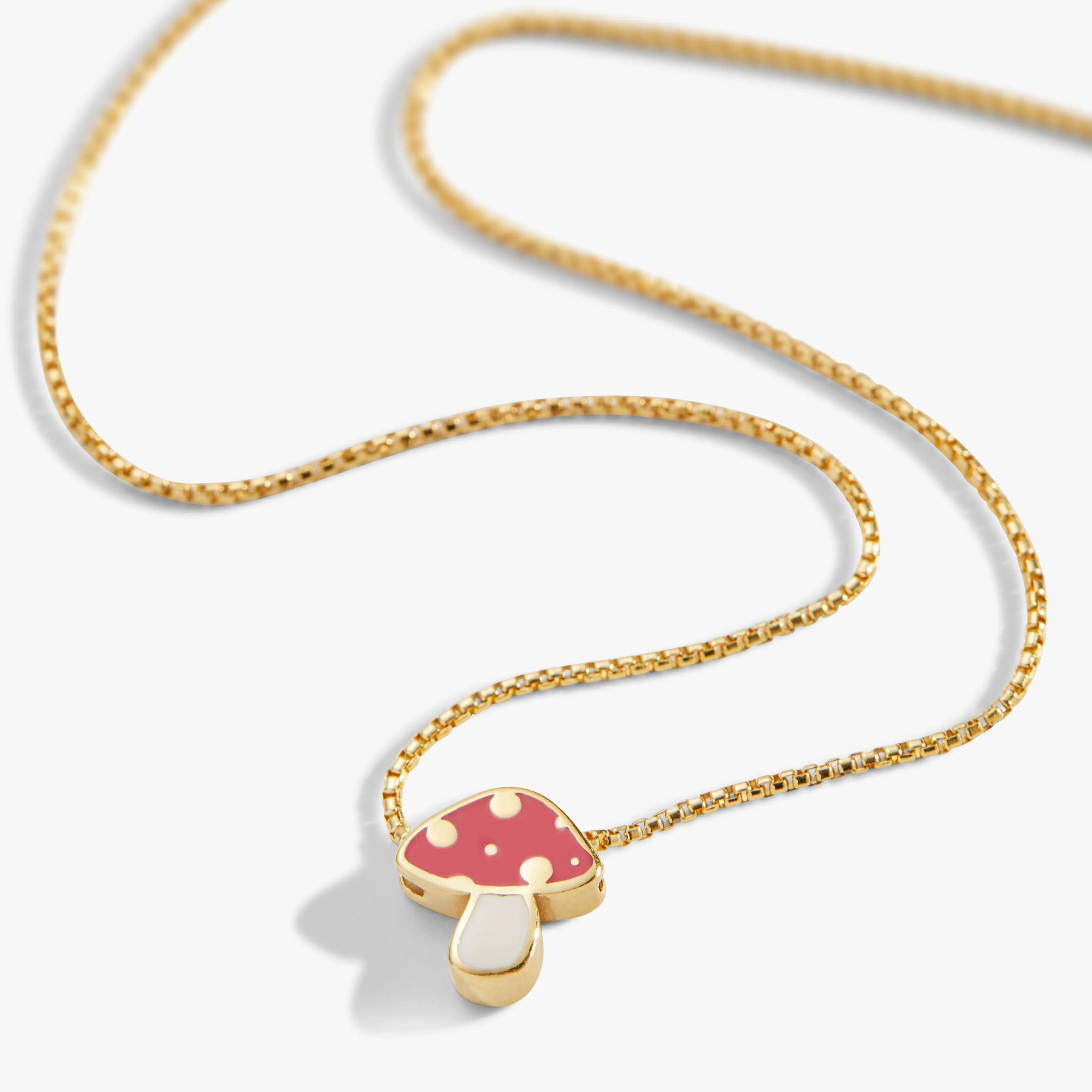 Mushroom Charm Necklace