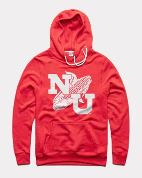 Nebraska NU Monogram Red Hoodie