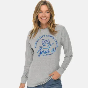 Normal Isn't Coming Back Jesus Is Unisex Long Sleeve T Shirt